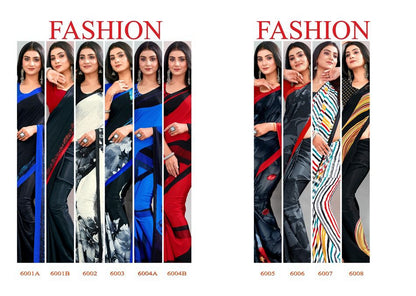 Fashion-6001 Sushma Crape Sarees