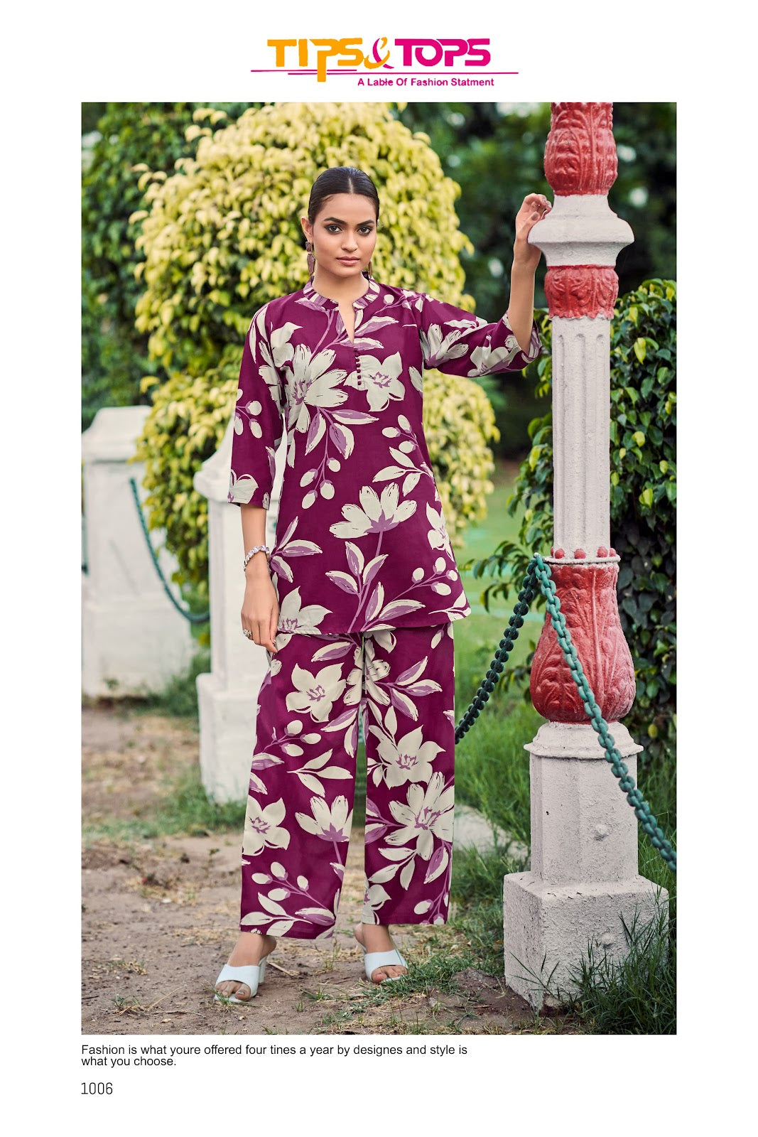 Fashion Beats Vol 11 Tips Tops Reyon Co Ord Set Supplier Gujarat