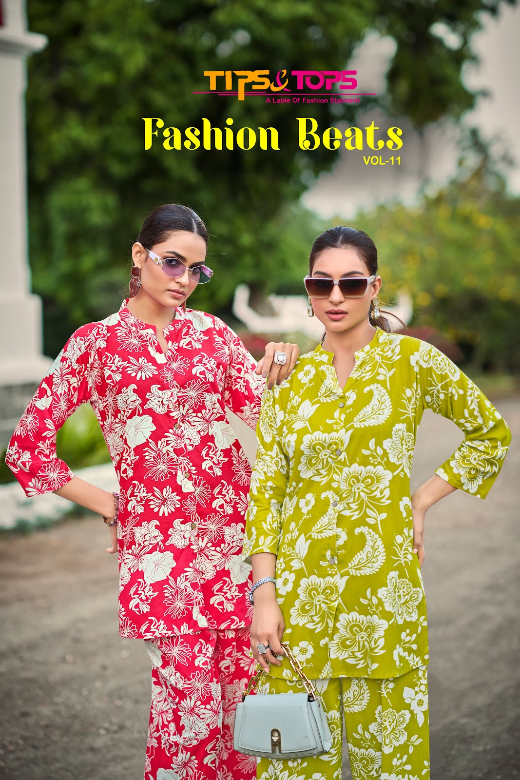 Fashion Beats Vol 11 Tips Tops Reyon Co Ord Set Supplier Gujarat