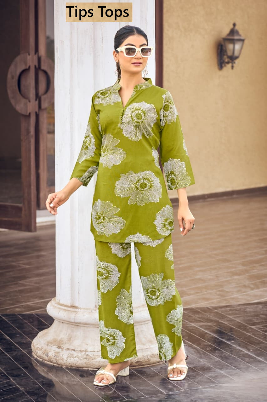 Fashion Beats Vol 14 Tips Tops Reyon Co Ord Set Exporter