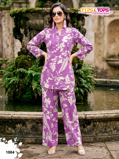 Fashion Beats Vol 15 Tips Tops Reyon Co Ord Set Exporter India