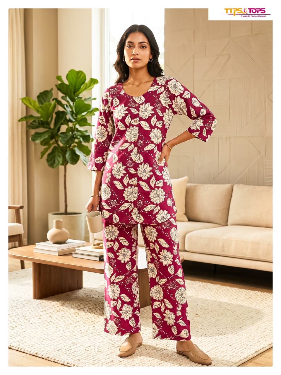 Fashion Beats Vol 16 Tips Tops Reyon Co Ord Set Supplier Ahmedabad