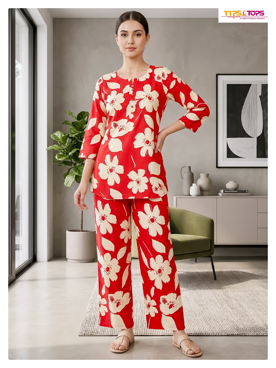 Fashion Beats Vol 16 Tips Tops Reyon Co Ord Set Supplier Ahmedabad
