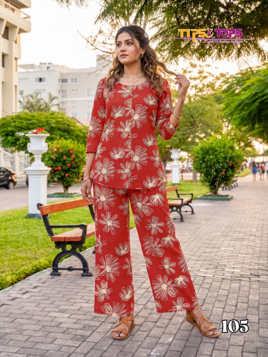 Fashion Beats Vol 17 Tips Tops Reyon Co Ord Set Exporter Ahmedabad