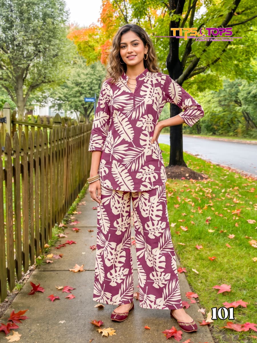Fashion Beats Vol 17 Tips Tops Reyon Co Ord Set Exporter Ahmedabad