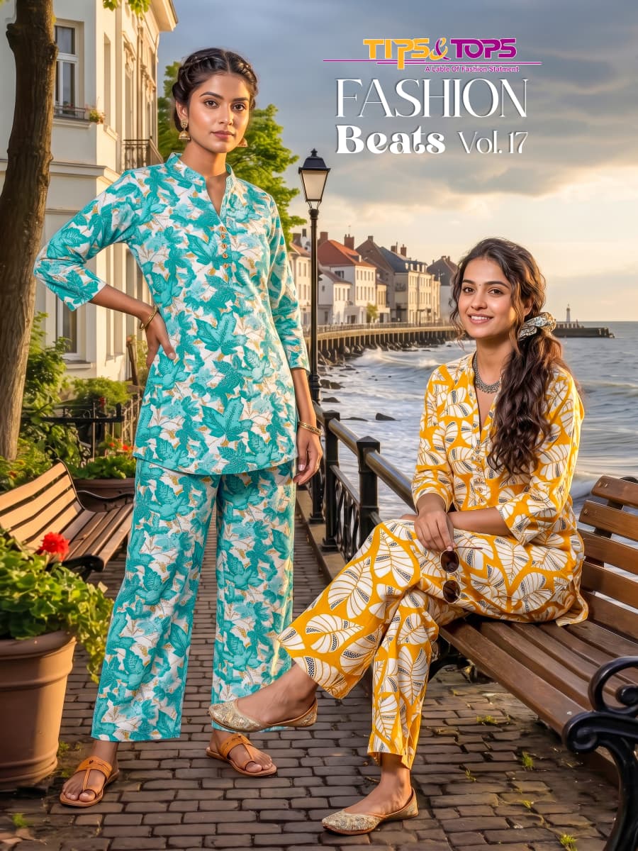 Fashion Beats Vol 17 Tips Tops Reyon Co Ord Set Exporter Ahmedabad