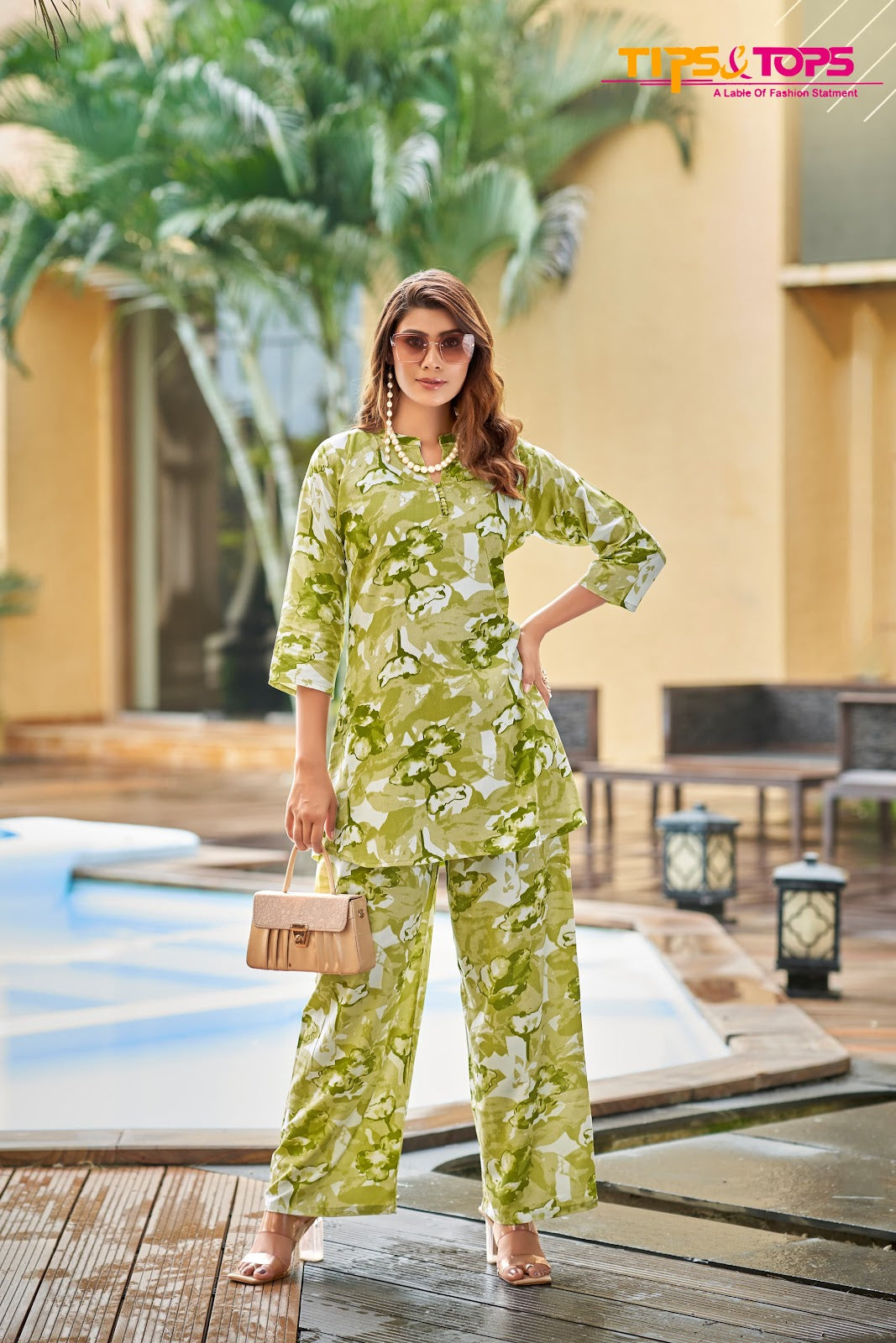 Fashion Beats Vol 4 Tips Tops Heavy Reyon Co Ord Set Wholesale Price