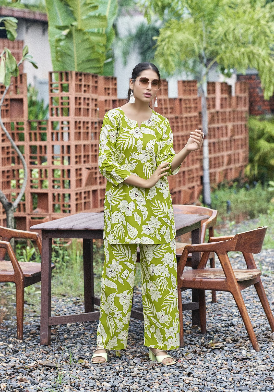 Fashion Beats Vol 7 Tips Tops Heavy Reyon Co Ord Set Exporter Gujarat