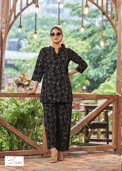 Fashion Beats Vol 7 Tips Tops Heavy Reyon Co Ord Set Exporter Gujarat