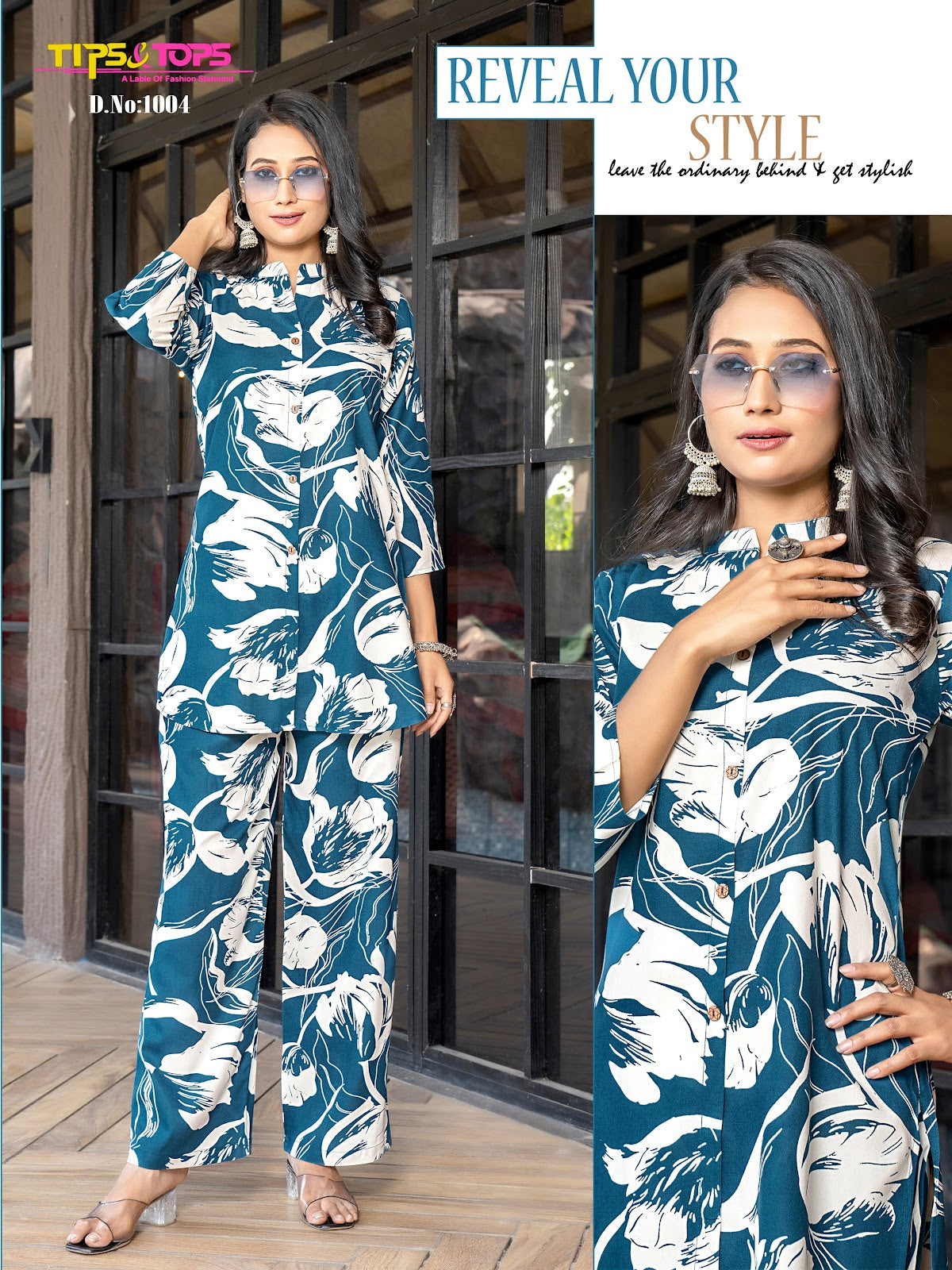 Fashion Beats Vol 9 Tips Tops Reyon Co Ord Set Supplier