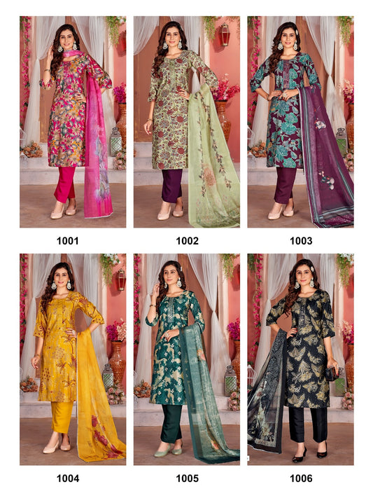 Fashion Digital Vol 1 Kt Modal Readymade Pant Style Suits Supplier India