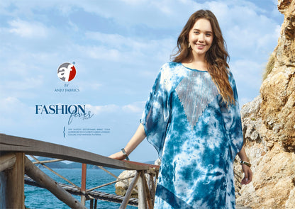 Fashion Fever Vol 3 Af Georgette Kaftan Pant Set Wholesale Price