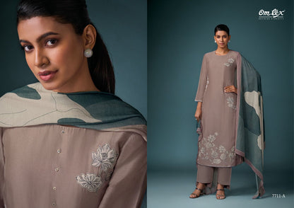 Fashion Icon Omtex Silk Pant Style Suits Supplier