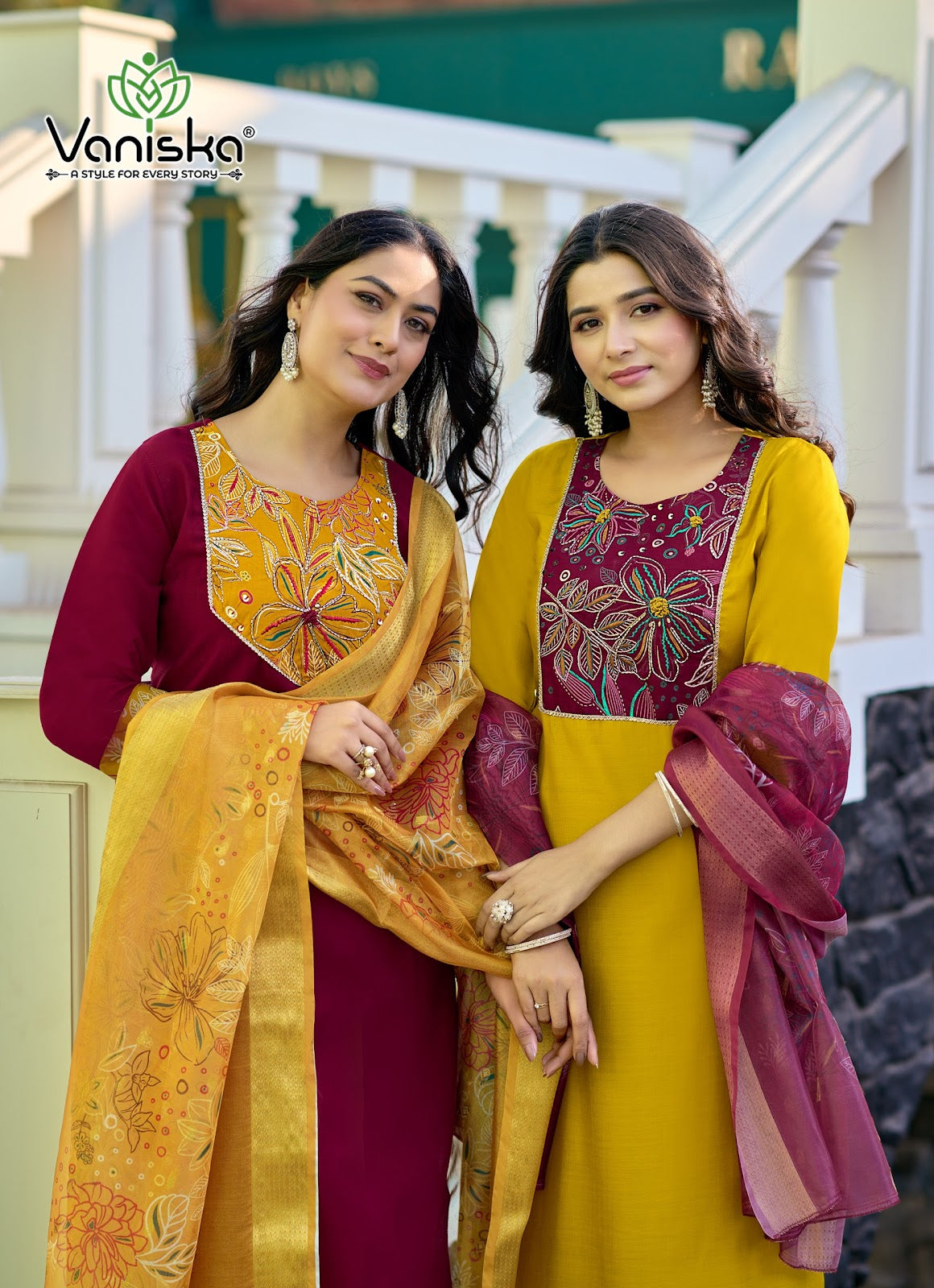 Fashion Kasturi Vol 1 Vaniska Vetican Silk Readymade Pant Style Suits Wholesale