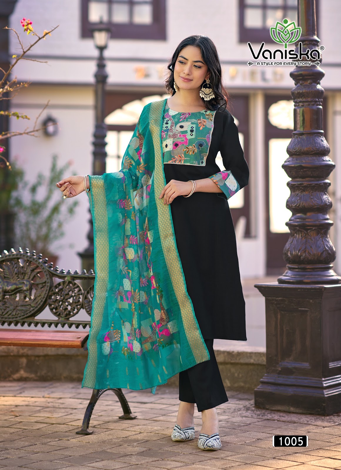 Fashion Kasturi Vol 1 Vaniska Vetican Silk Readymade Pant Style Suits Wholesale