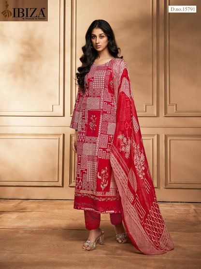 Fashion Mantra Ibiza Cambric Cotton Pant Style Suits Exporter India