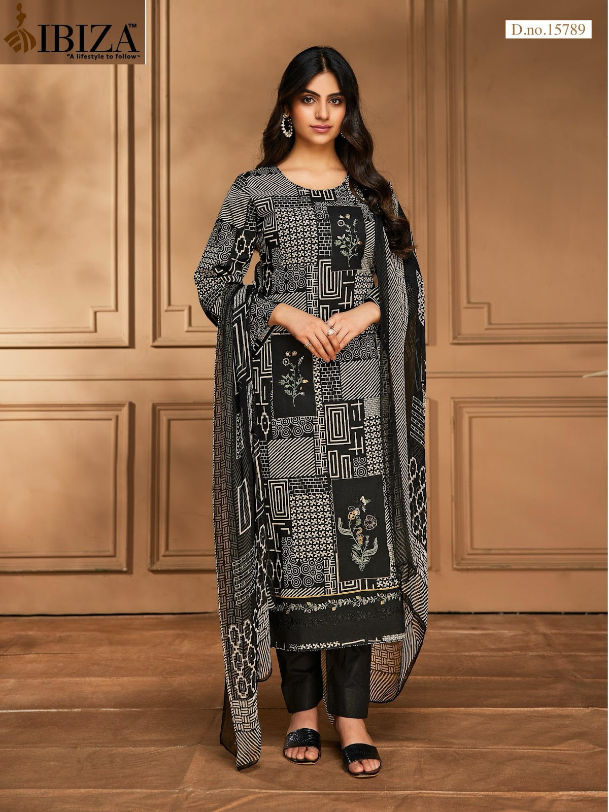 Fashion Mantra Ibiza Cambric Cotton Pant Style Suits Exporter India