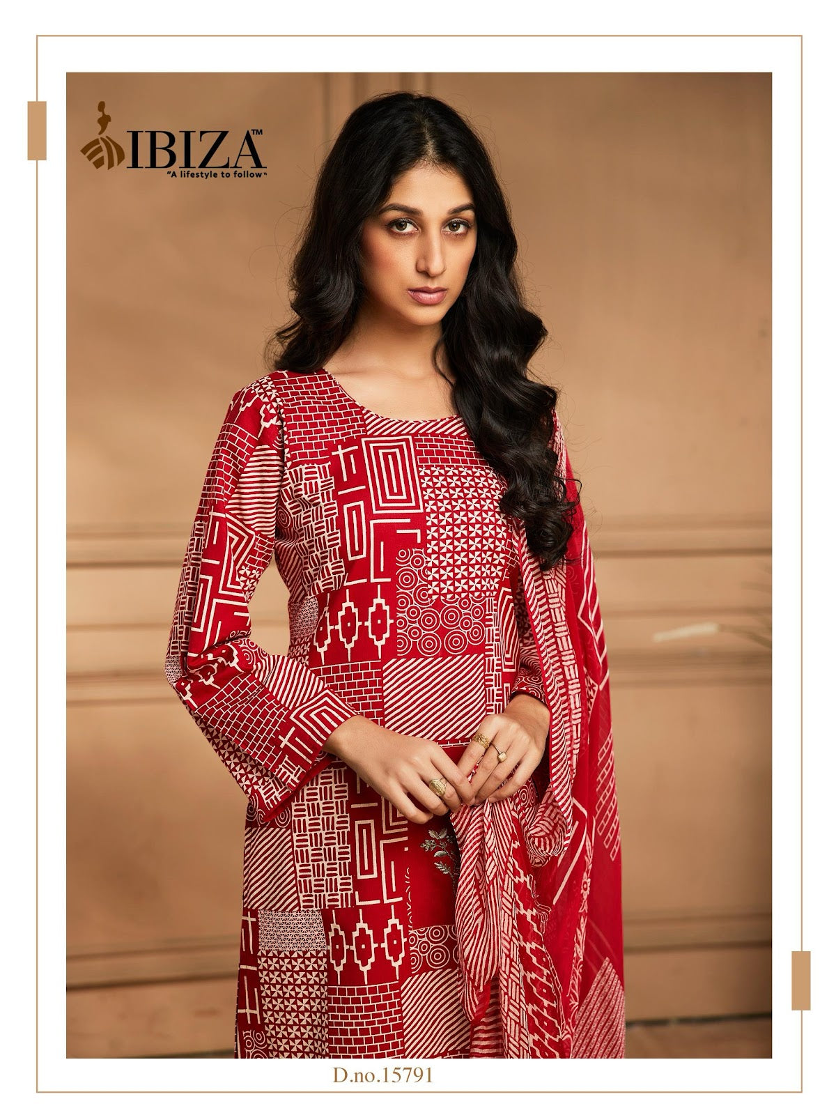 Fashion Mantra Ibiza Cambric Cotton Pant Style Suits Exporter India