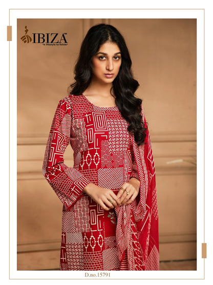 Fashion Mantra Ibiza Cambric Cotton Pant Style Suits Exporter India