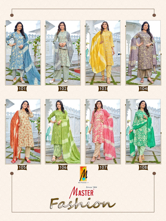 Fashion Master 2 Tone Readymade Suits Supplier Ahmedabad