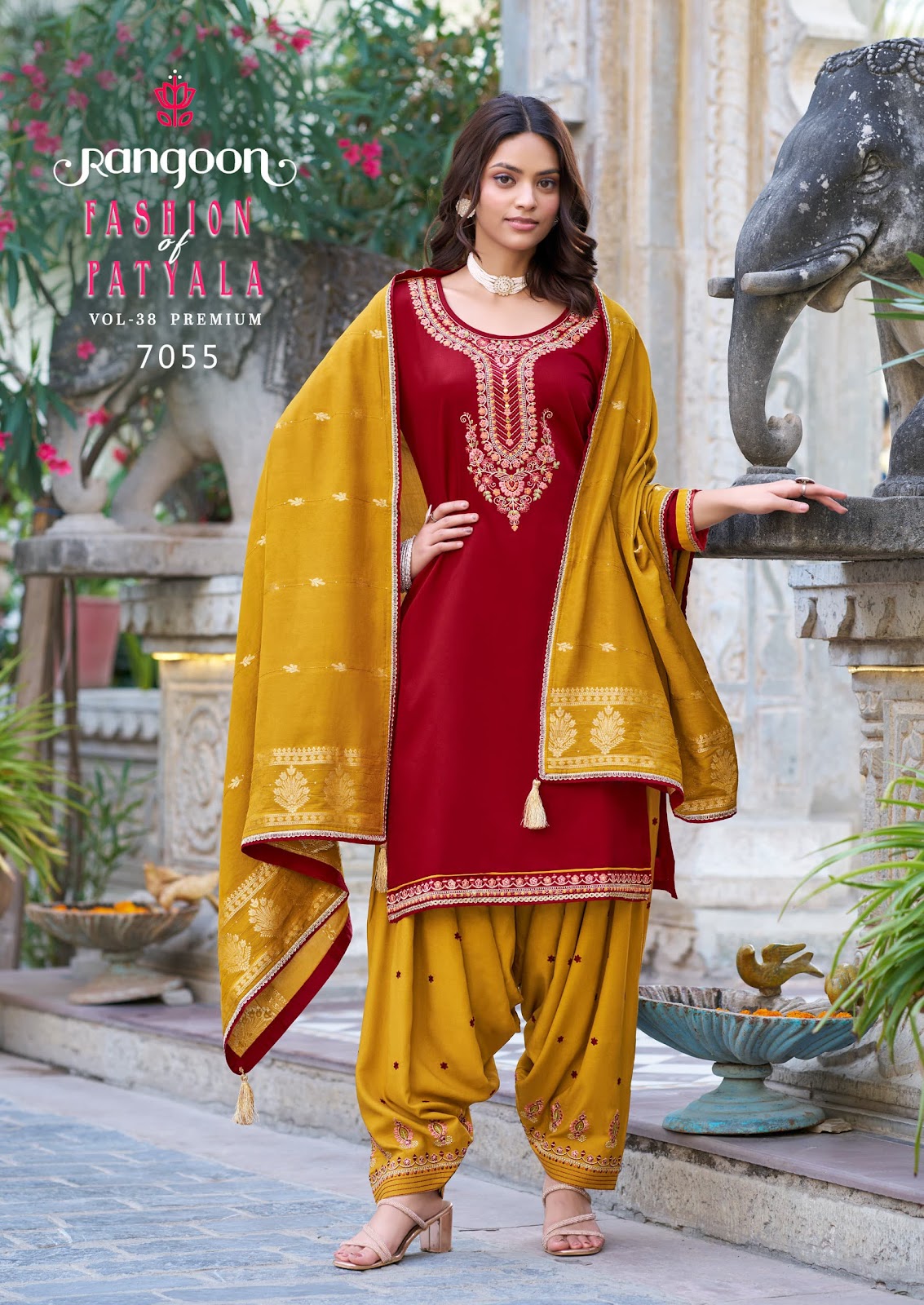 Fashion Of Patiala Vol 38 Premium Rangoon Jam Silk Readymade Patiyala Suits Exporter India
