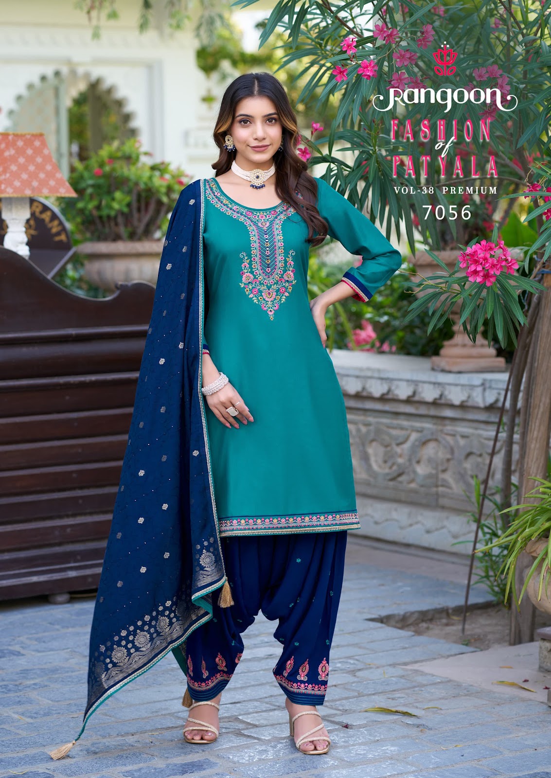 Fashion Of Patiala Vol 38 Premium Rangoon Jam Silk Readymade Patiyala Suits Exporter India