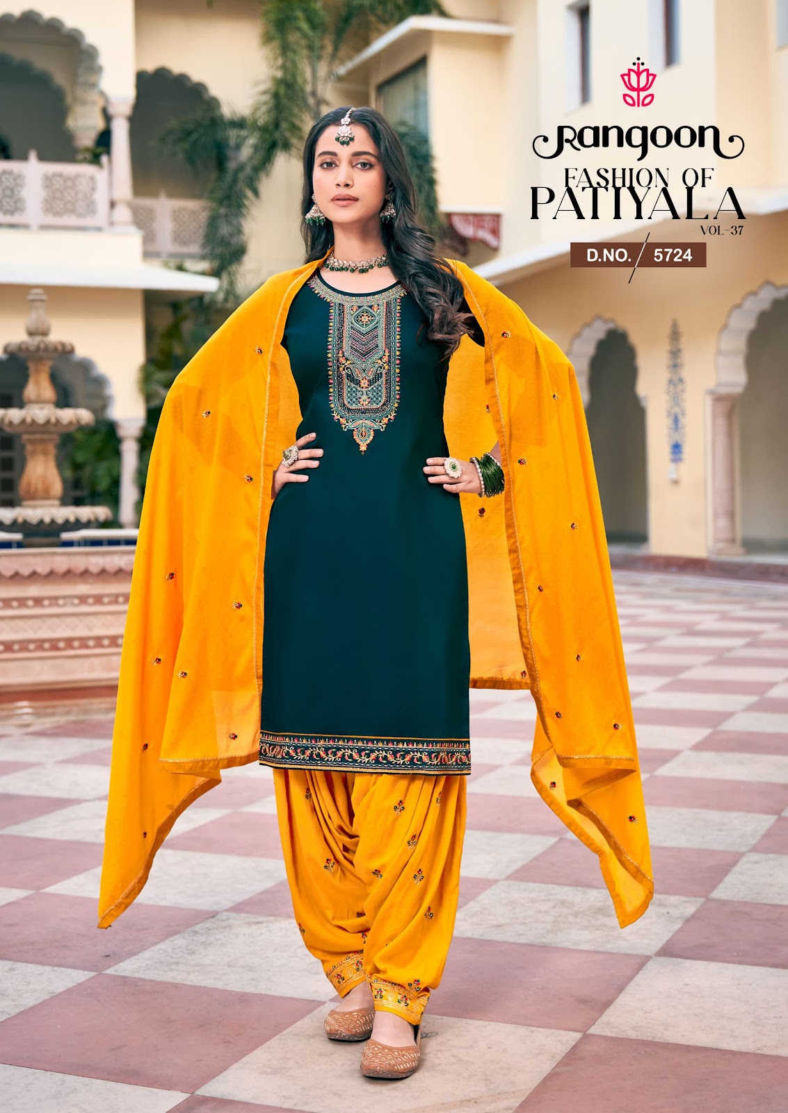 Fashion Of Patiyala Vol 37 Rangoon Jam Silk Readymade Salwar Suits Wholesaler Gujarat