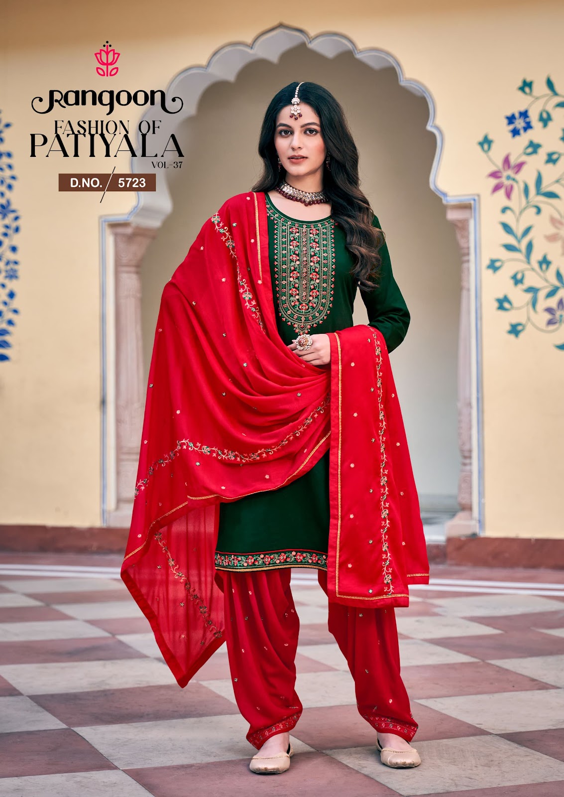 Fashion Of Patiyala Vol 37 Rangoon Jam Silk Readymade Salwar Suits Wholesaler Gujarat