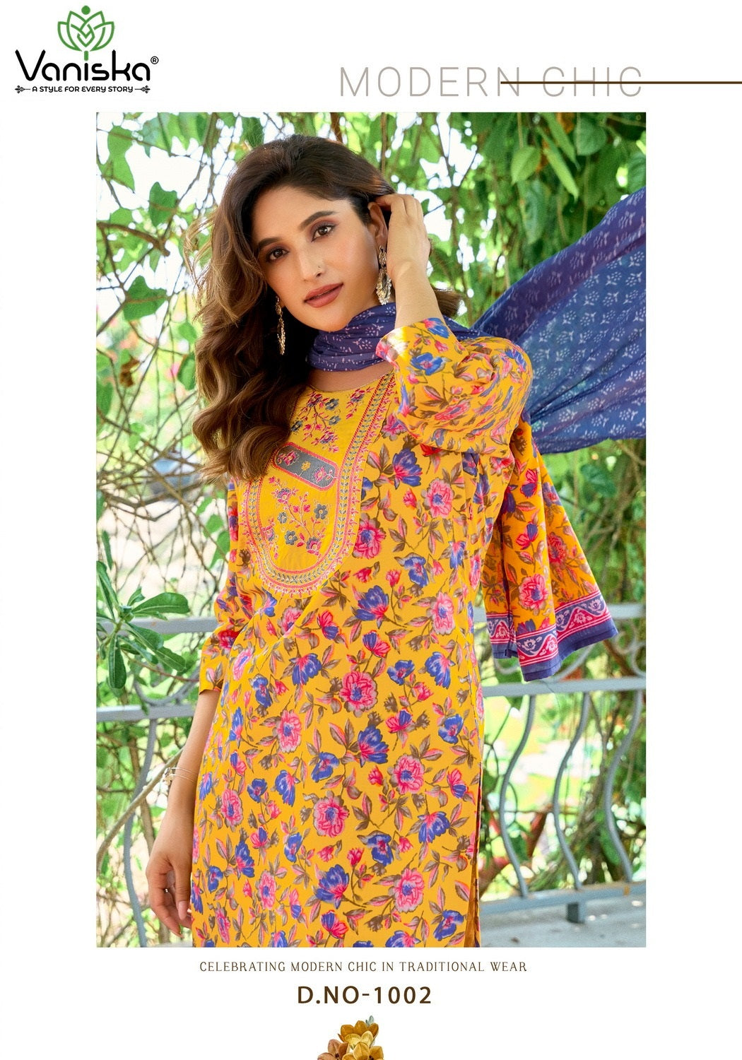 Fashion Story Vol 1 Vaniska Viscose Readymade Pant Style Suits Manufacturer India