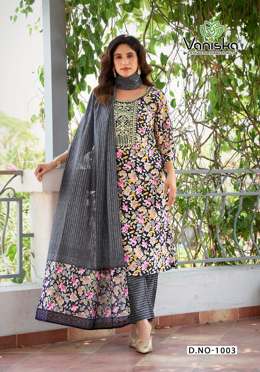 Fashion Story Vol 1 Vaniska Viscose Readymade Pant Style Suits Manufacturer India