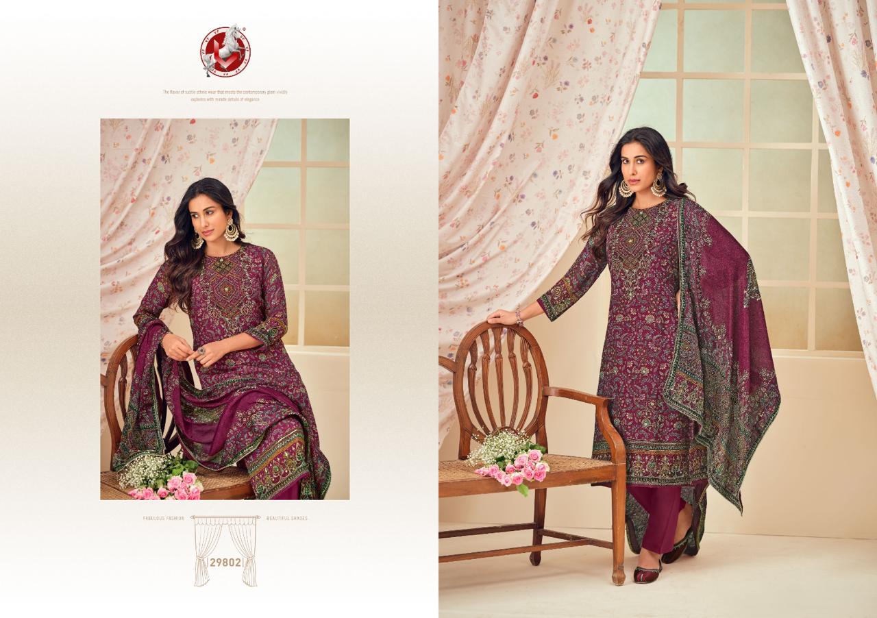 Fashion World Vol 51 Vivek Georgette Pant Style Suits Supplier Ahmedabad