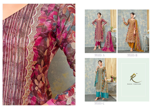 Fashionable Simmar Rakhi Fashion Bemberg Tissue Pant Style Suits Wholesaler Ahmedabad