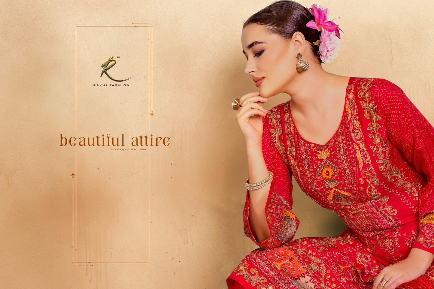 Fatema Rakhi Fashion Viscose Modal Pant Style Suits Supplier Ahmedabad