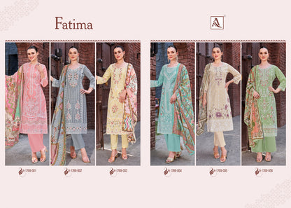 Fatima Alok Cambric Lawn Karachi Salwar Suits Exporter India