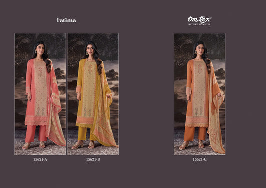 Fatima Omtex Organza Pant Style Suits Manufacturer