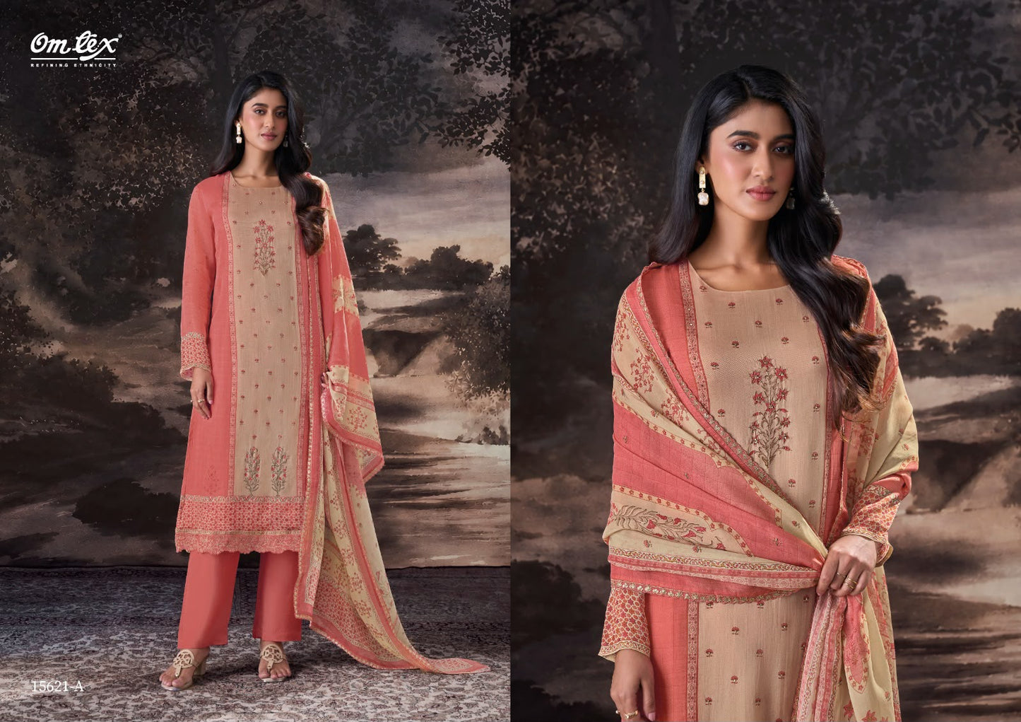 Fatima Omtex Organza Pant Style Suits Manufacturer