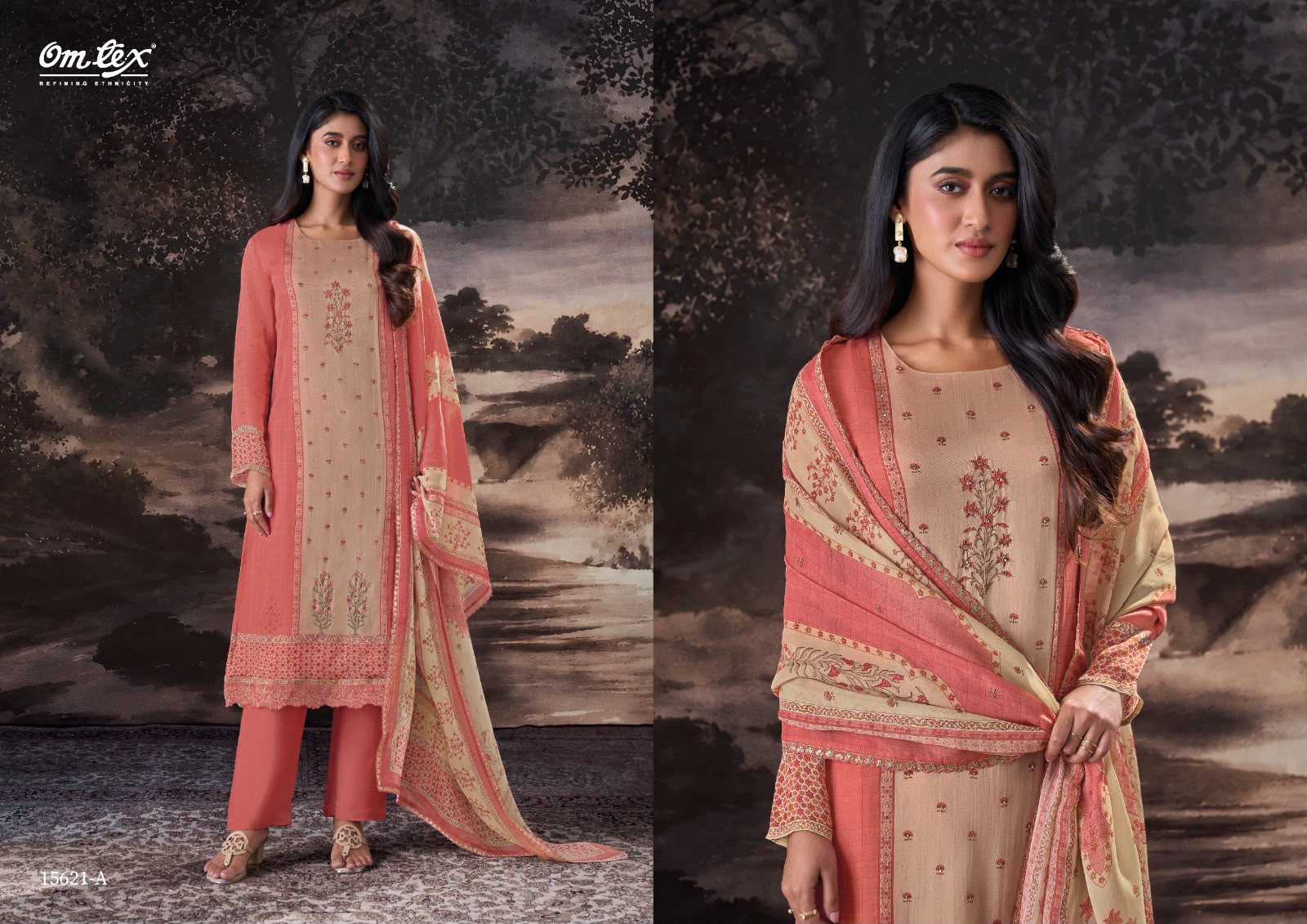 Fatima Omtex Organza Pant Style Suits Manufacturer