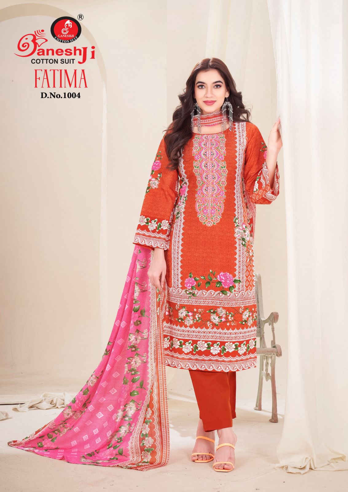 Fatima Vol 1 Ganeshji Cotton Karachi Salwar Suits Wholesale