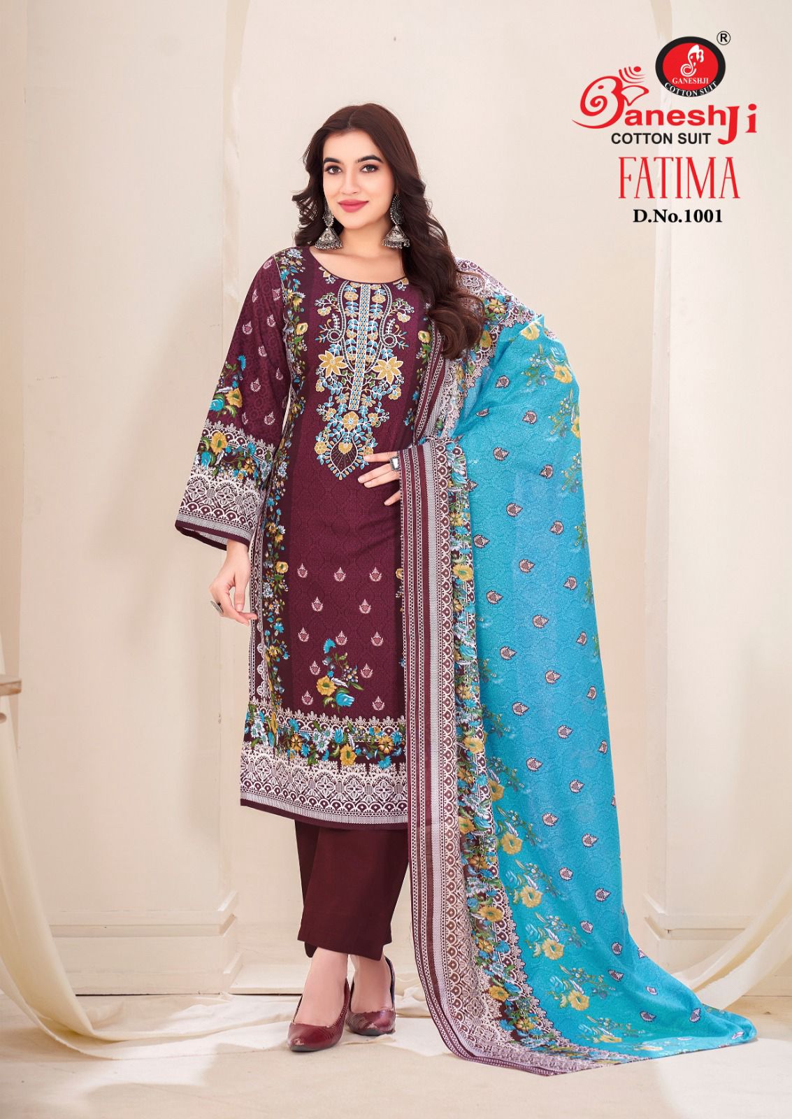 Fatima Vol 1 Ganeshji Cotton Karachi Salwar Suits Wholesale