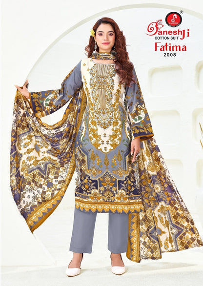 Fatima Vol 2 Ganeshji Cotton Karachi Salwar Suits Supplier India