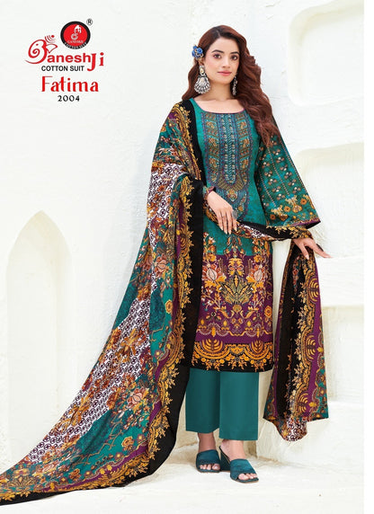 Fatima Vol 2 Ganeshji Cotton Karachi Salwar Suits Supplier India
