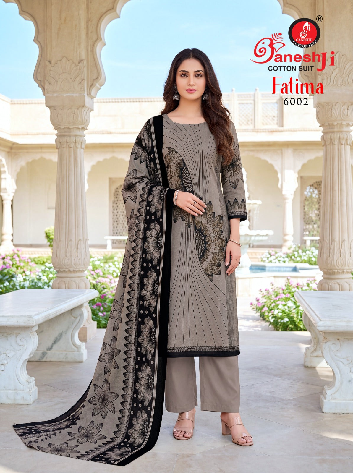 Fatima Vol 6 Ganeshji Mix Cotton Karachi Salwar Suits Exporter Gujarat