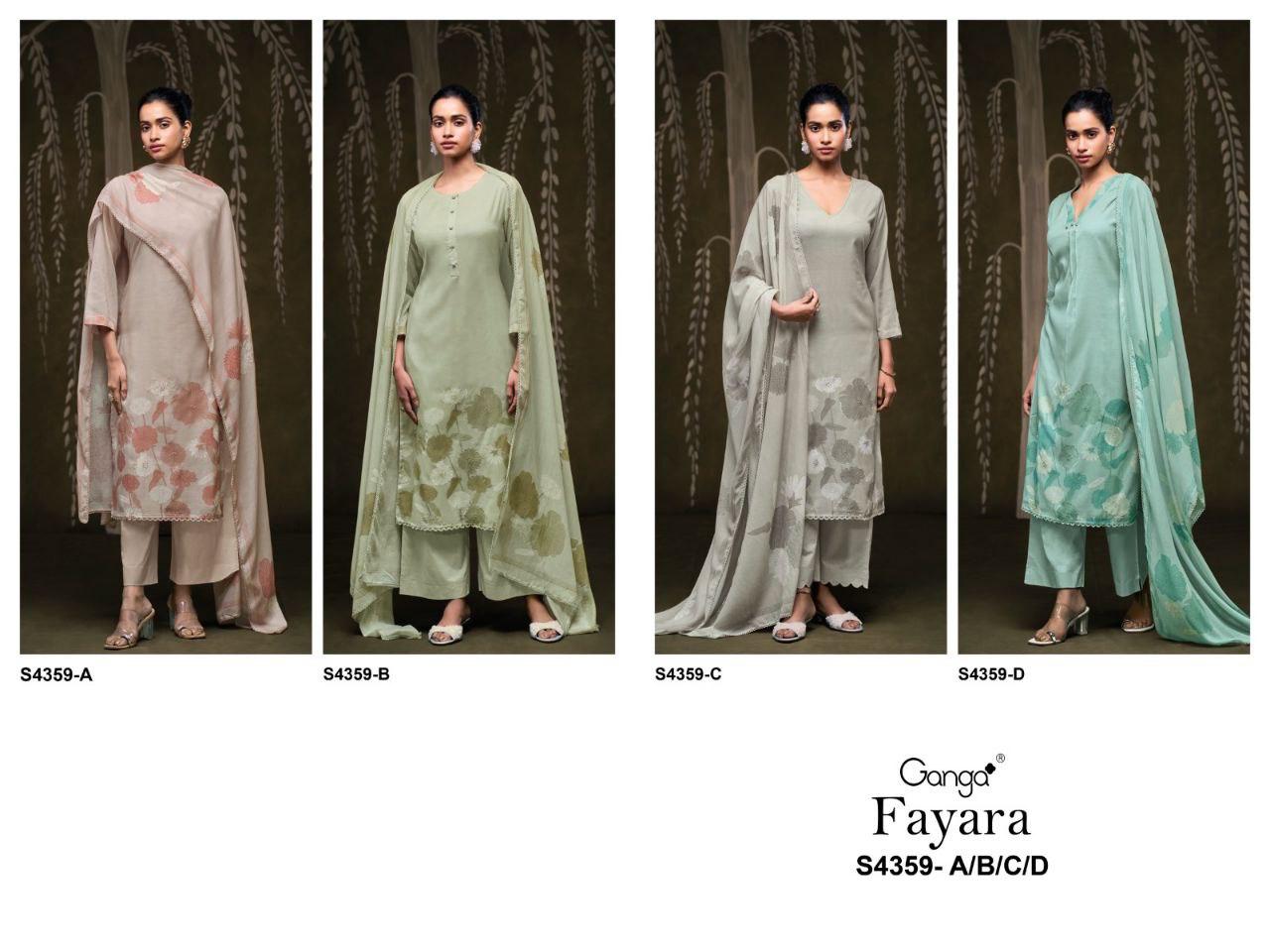 Fayara 4359 Ganga Mul Pant Style Suits Manufacturer Gujarat