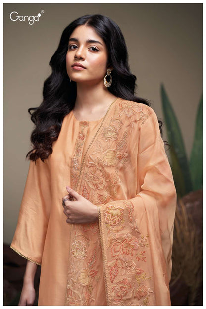 Fayeth 3849 Ganga Premium Bemberg Plazzo Style Suits Wholesale Price
