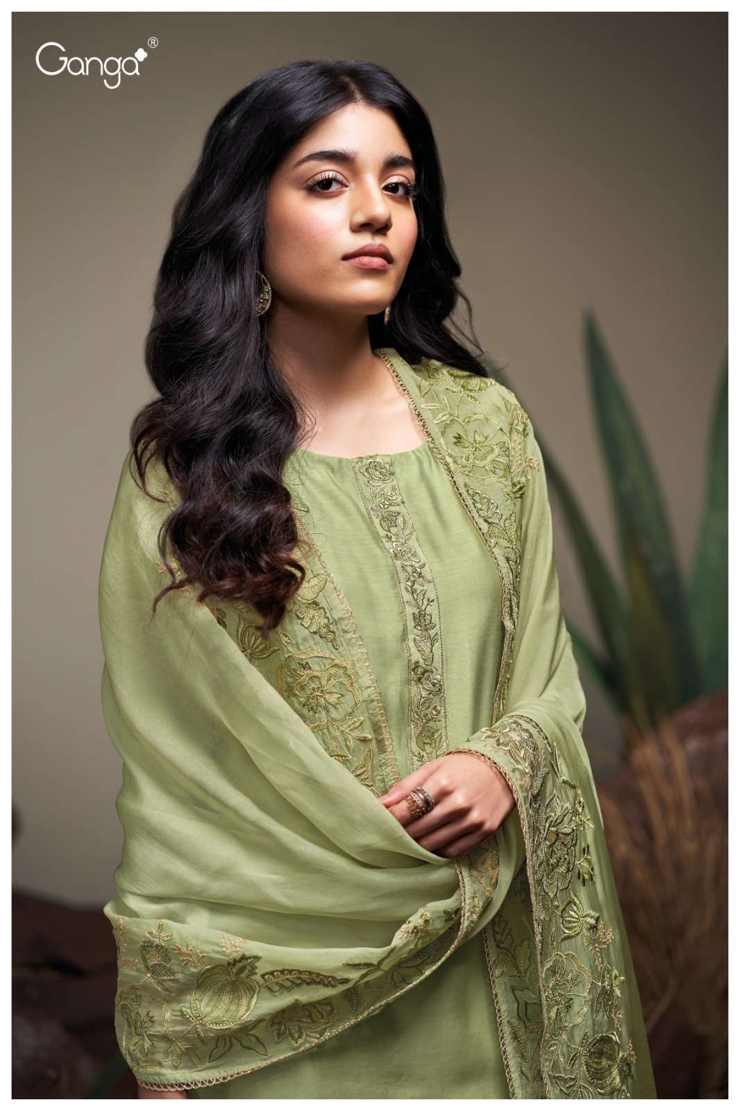 Fayeth 3849 Ganga Premium Bemberg Plazzo Style Suits Wholesale Price