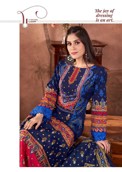 Fazilat Vol 5 Keshar Cotton Karachi Salwar Suits Wholesaler Ahmedabad