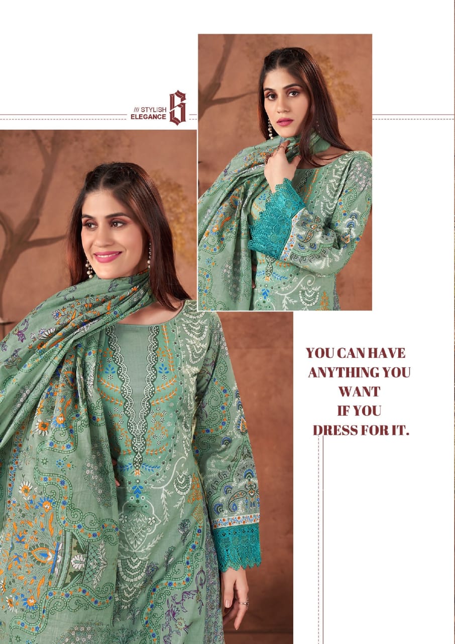 Fazilat Vol 5 Keshar Cotton Karachi Salwar Suits Wholesaler Ahmedabad