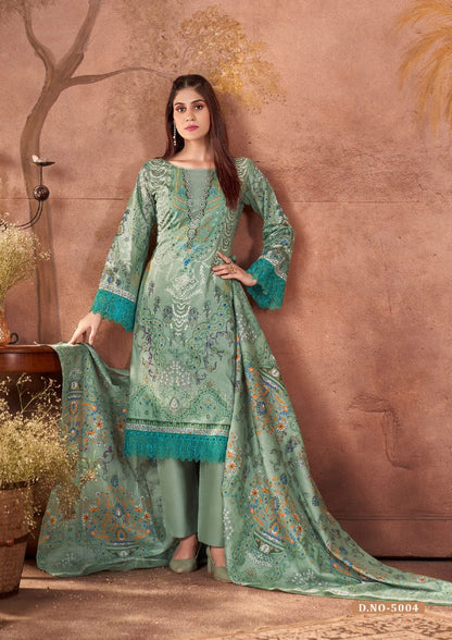 Fazilat Vol 5 Keshar Cotton Karachi Salwar Suits Wholesaler Ahmedabad