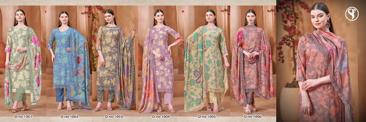 Feather Sweety Fashion Viscose Muslin Pant Style Suits Supplier India