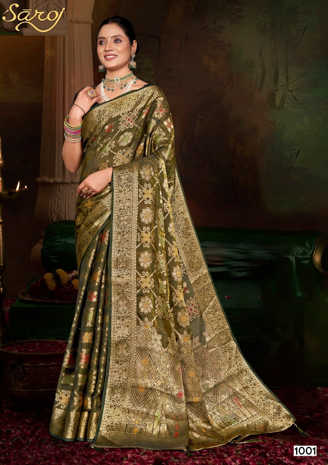 Feather Touch Saroski Vol 1 Saroj Sarees Wholesale Price